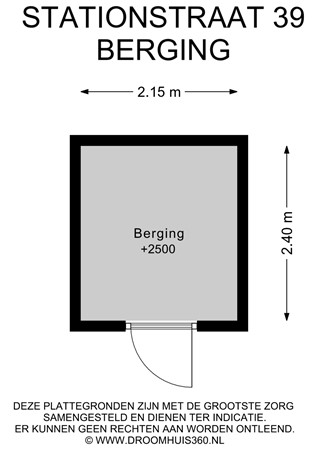 Floorplan - Stationstraat 39, 6191 BB Beek